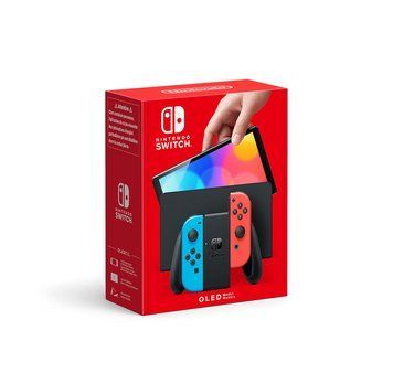 Портативна ігрова приставка Nintendo Switch OLED with Neon Blue and Neon Red Joy-Con (045496453442) 045496453442 фото