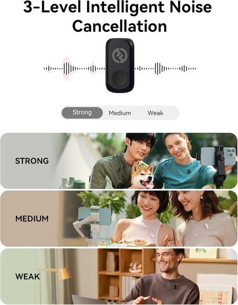Радіосистема Hollyland LARK A1 Combo (2TX+Lightning RX+USB-C RX) Space Gray LARK A1 Combo (2TX+Lightning RX+USB-C RX) фото