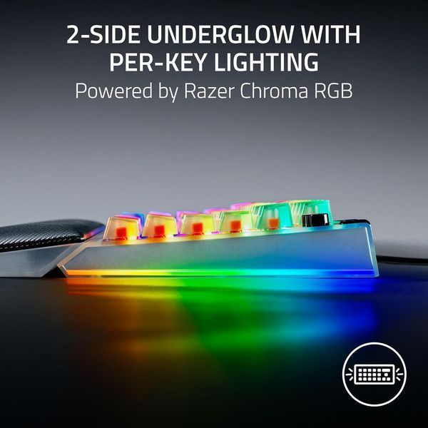 Клавіатура Razer BlackWidow V4 75% Phantom White (RZ03-05003600-R3U1) RZ03-05003500-R3M1 фото