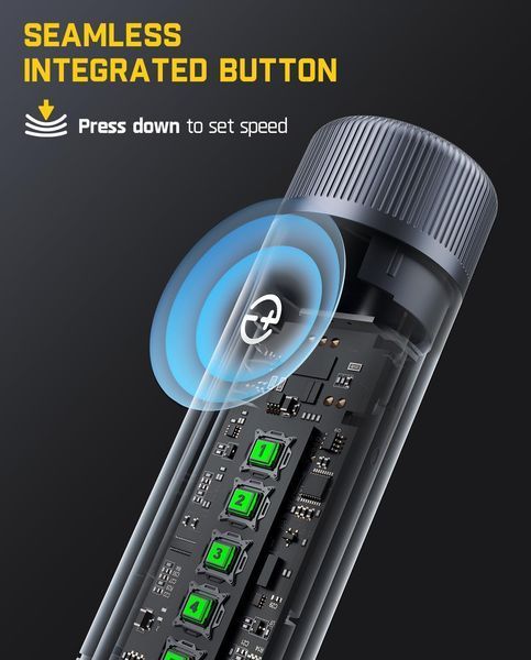 Гравер акумуляторний Fanttik F2 Pro 4V 25000 об/хв, набір 55 насадок, USB-C, кейс F2 Pro фото
