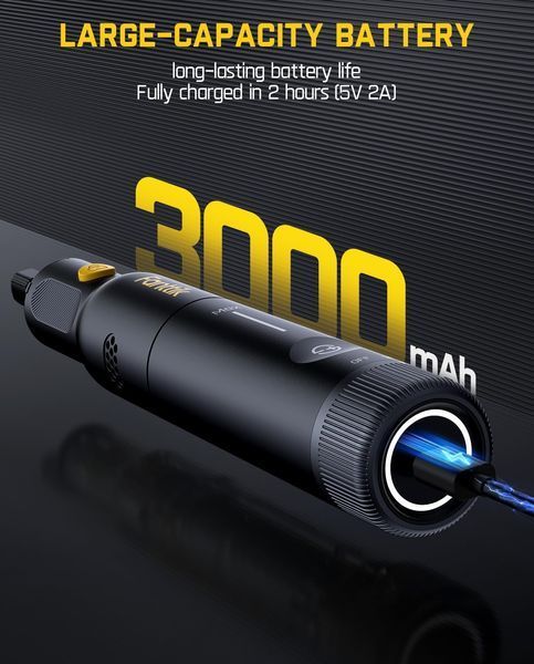 Гравер акумуляторний Fanttik F2 Pro 4V 25000 об/хв, набір 55 насадок, USB-C, кейс F2 Pro фото