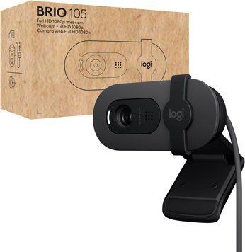 Веб-камера Logitech Brio 105 Full HD Webcam Graphite  960-001585 фото