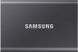 SSD накопичувач Samsung T7 1 TB Titan Gray (MU-PC1T0T/WW) MU-PC1T0T/WW фото 1