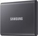 SSD накопичувач Samsung T7 1 TB Titan Gray (MU-PC1T0T/WW) MU-PC1T0T/WW фото 3