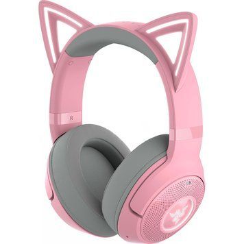 Игровые наушники Razer Kraken Kitty V2 BT Quartz (RZ04-04860100-R3M1) RZ04-04860100-R3M1 фото