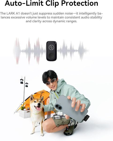 Радиосистема Hollyland LARK A1 Combo (2TX+Lightning RX+USB-C RX) Ivory White LARK A1 Combo (2TX+Lightning RX+USB-C RX) фото