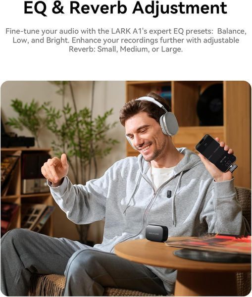 Радиосистема Hollyland LARK A1 Combo (2TX+Lightning RX+USB-C RX) Ivory White LARK A1 Combo (2TX+Lightning RX+USB-C RX) фото
