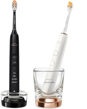 Комплект зубних щіток Philips Sonicare DiamondClean 9000 White&Black HX9914/69 HX9914/69 фото