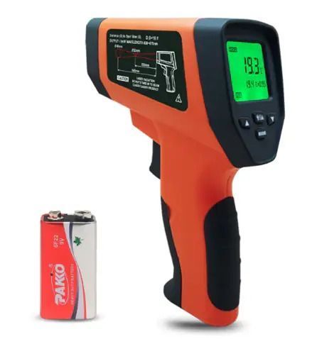 Пірометр Inkbird INK-IFT01, інфрачервоний безконтактний термометр -50&deg;C ~ 550&deg;C, лазерний термометр для кухні та промисловості INK-IFT01 фото