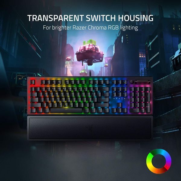Клавиатура механическая Razer BlackWidow V3 Gaming Keyboard Chroma RGB green switch (ENG) (RZ03-03540200-R3U1) RZ03-03540800-R3R1 фото