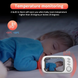 Видеоняня СDYCAM Baby Monitor 3.5 с датчиком звука (двухсторонний аудиоразговор), ночное видение + термометр радионяня ABM600 фото 3