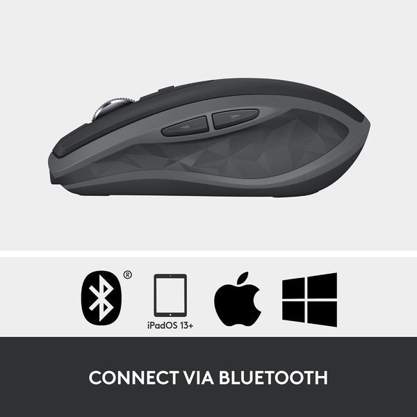 Миша Logitech MX Anywhere 2S Bluetooth Edition Graphite (910-007232) 910-007232 фото