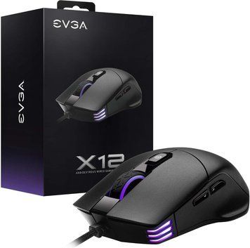 Мышь EVGA X12 Black (905-W1-12BK-KR) 905-W1-12BK-KR фото