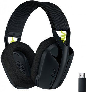 Наушники Logitech G435 LIGHTSPEED Wireless Gaming Headset - Black (981-001050) 981-001050 фото