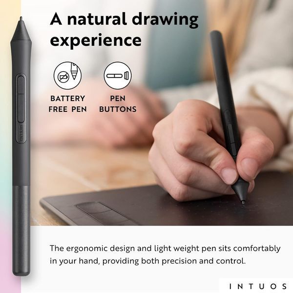 Графический планшет Wacom Intuos S Bluetooth Black (CTL-4100WLK-N) CTL-4100WLK-N фото
