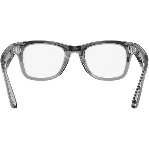 Смарт-окуляри Ray-Ban Meta Wayfarer Gen2 Large Shiny Transp. Grey Frame/Clear Sapphire Transit.Lens (RW4012 6840MF 53-22) RW4012 6840MF 53-22 фото