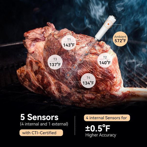 BBQ термометр Inkbird INT-11S-B цифровой с Bluetooth беспроводной на 1 щуп INT-11S-B фото
