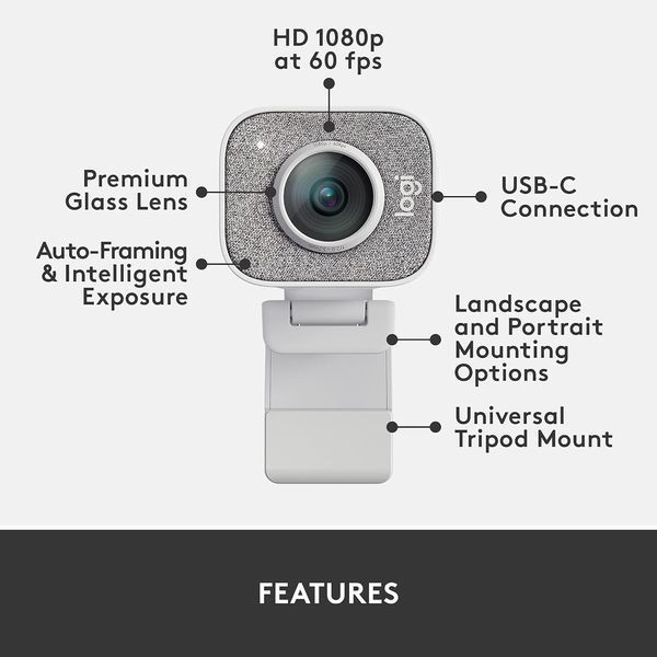 Веб-камера Logitech StreamCam White (960-001297) 960-001297 фото