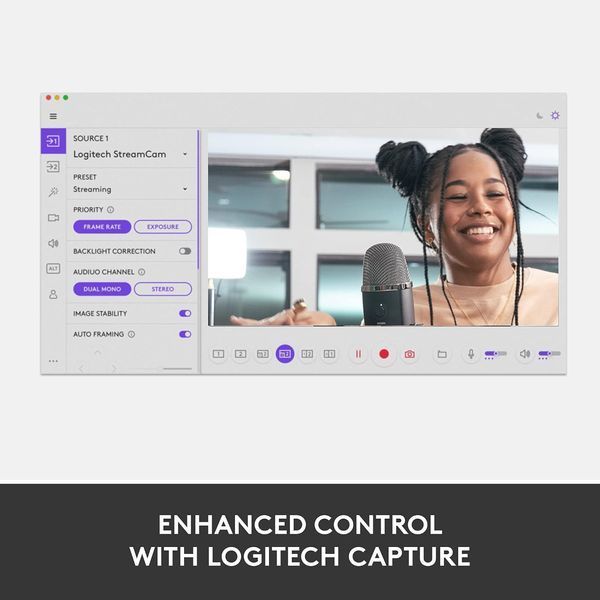 Веб-камера Logitech StreamCam White (960-001297) 960-001297 фото