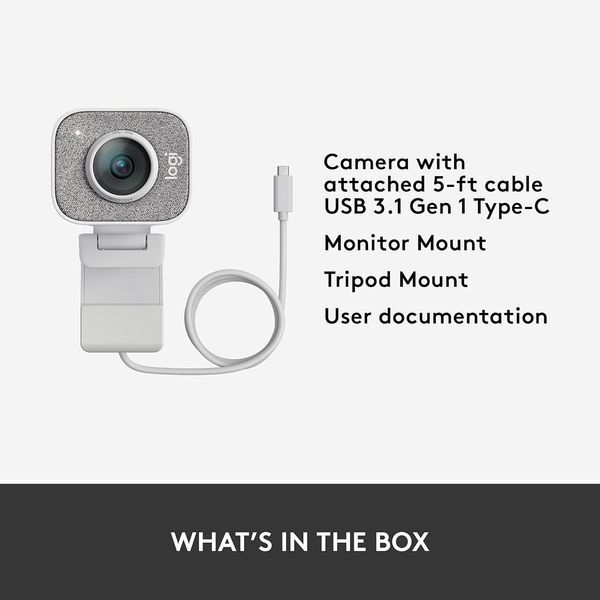 Веб-камера Logitech StreamCam White (960-001297) 960-001297 фото