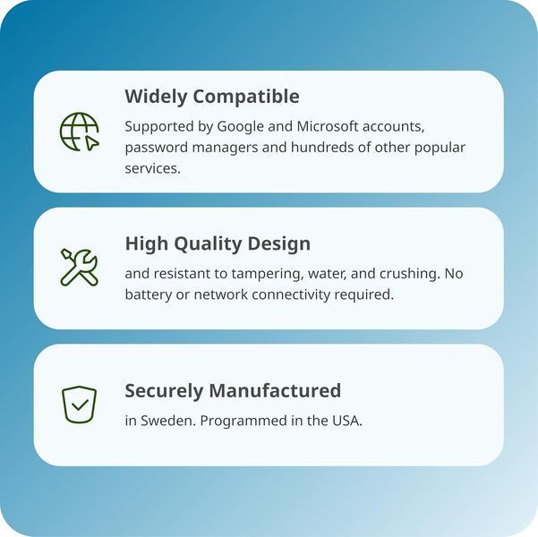 Ключ безпеки Yubico Security Key C NFC, USB-C/NFC, FIDO2/U2F, апаратна MFA аутентифікація, підтримка passkey Security Key C NFC фото