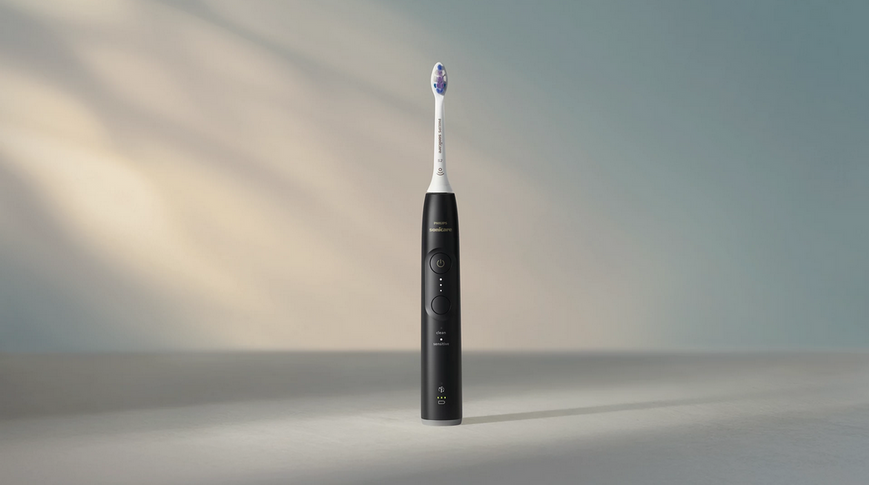 Зубна щітка Philips Sonicare 6000 Black HX7401/04 HX7401/04 фото