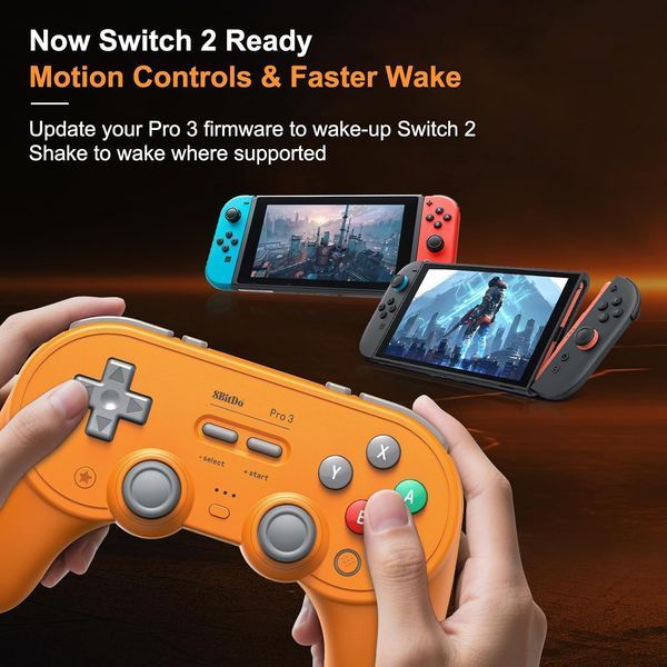 Геймпад 8BitDo Pro 3 Orange 8B-P3-ORG фото