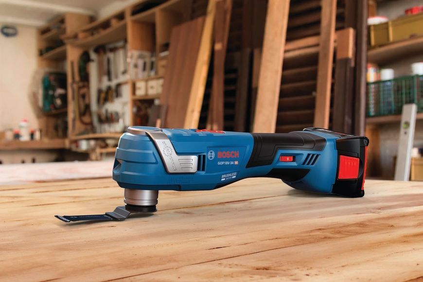 Аккумуляторный многофункциональный инструмент Bosch GOP18V-34N 06018G2010 фото