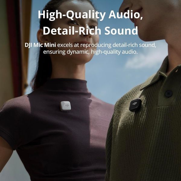 Мікрофонна радіосистема для сматрфону DJI Mic Mini Mobile Version (2 TX + 1 Mobile RX) Mic Mini Mobile Version (2 TX + 1 Mobile RX) фото