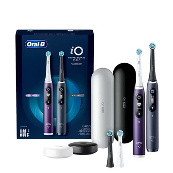 Комплект зубних щіток Oral-B iO Series 7 Special Edition Duo Pack Black Onyx & Purple Amethyst (M7d.4M5.3B) (M7d.4M5.3B) фото