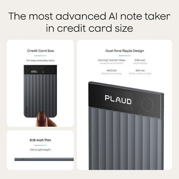 Диктофон PLAUD Note Pro Black (PN0300-BL) PN0300-BL фото