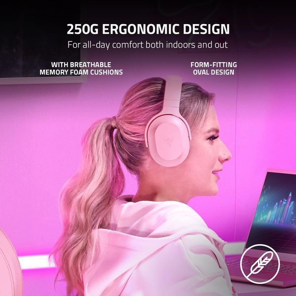 Ігрові навушники Razer Barracuda X Quartz Pink &lrm;RZ04-04430300-R3U1 RZ04-04430300-R3M1 фото