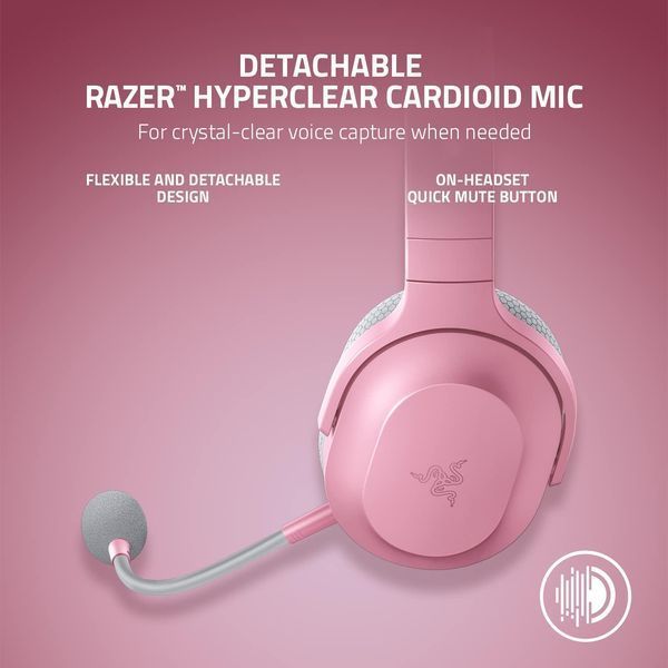 Ігрові навушники Razer Barracuda X Quartz Pink &lrm;RZ04-04430300-R3U1 RZ04-04430300-R3M1 фото
