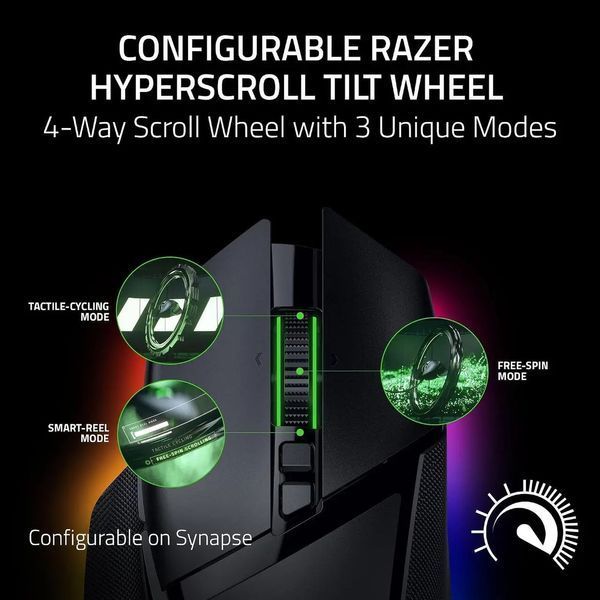 Миша Razer Basilisk V3 35K Black (RZ01-05230100-R3M1) RZ01-05230100-R3M1 фото