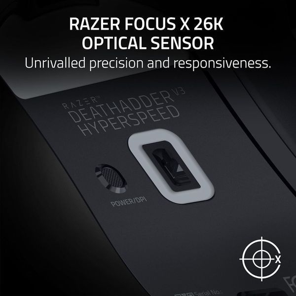Миша Razer DeathAdder V3 HyperSpeed Black (RZ01-05140100-R3U1) RZ01-05140100-R3G1 фото