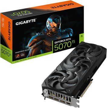 Відеокарта GIGABYTE GeForce RTX 5070 Ti WINDFORCE OC SFF 16G (GV-N507TWF3-16GD) GV-N507TWF3-16GD фото