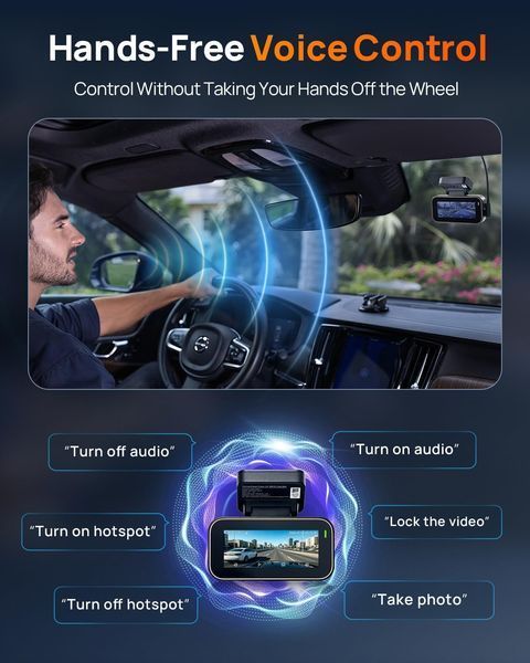 Автомобільний відеореєстратор 70mai Dash Cam A810 Lite 4K + RC21 Rear Camera (з карткою 64GB) A810 Lite 4K + RC21 фото