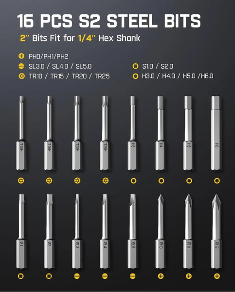 Электроотвертка Fanttik S1 Pro, 16 бит S1 Pro фото