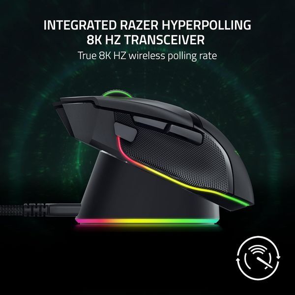Док-станція для миші Razer Mouse Dock PRO + Wireless Charging Puck Bundle (RZ81-01990100-B3M1) (Уцінка) (Пошкоджена коробка) RZ81-01990100-B3M1 фото