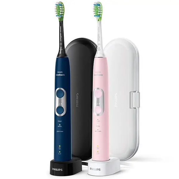 Philips Sonicare 6100 Pink & Blue зубна щітка HX6462/71 фото