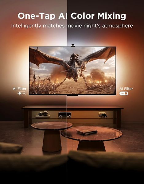 Світлодіодна стрічка Govee Ambilight 55-65" TV Backlight 3 Pro набір (H66A0) (H66A0) фото