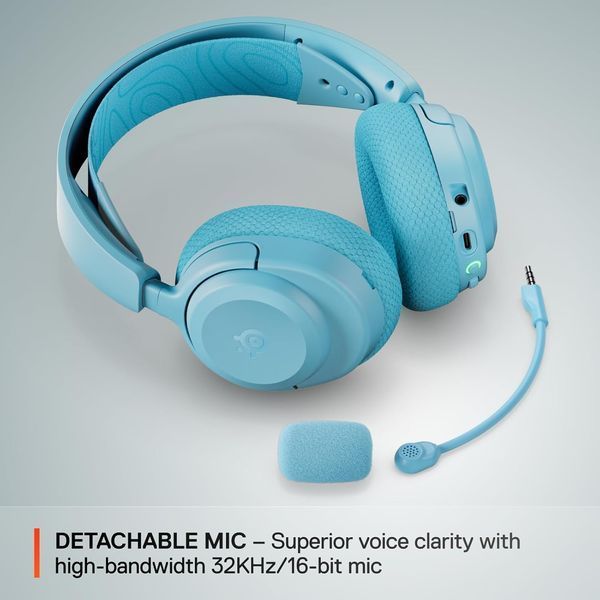 Навушники SteelSeries Arctis Nova 3P Wireless for Playstation Aqua (61688) 61688 фото