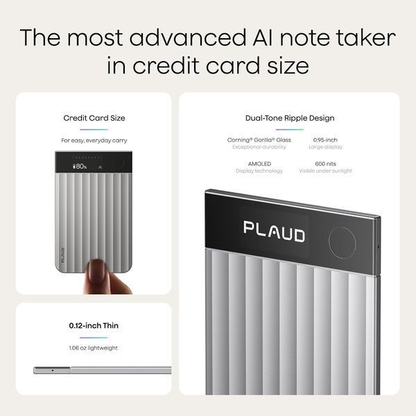 Диктофон PLAUD Note Pro Silver (PN0300-SI)  PN0300-SI фото