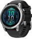 Смарт-годинник Garmin Fenix E 47mm AMOLED Stainless Steel with Black Silicone Band (010-03025-02/00) 010-03025-02/00 фото 1