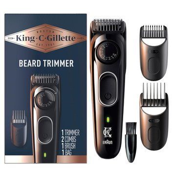 Універсальний триммер Braun King C. Gillette Beard Trimmer з 40 настройками довжини Type 5800 фото