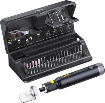 Гравер акумуляторний Fanttik F2 Pro Kit, 25000 об/хв, 5 швидкостей, 44 насадки, USB-C, кейс F2 Pro Kit фото