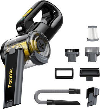 Автомобильный пылесос Fanttik Fold V10 APEX Deluxe, 17000 Па, аккумуляторный, гибкий шланг, щетка для шерсти, LED дисплей Fold V10 APEX Deluxe фото