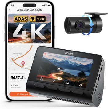 Автомобильный видеорегистратор 70mai Dash Cam A800s + Midrive RC06 A800s + Midrive RC06 фото