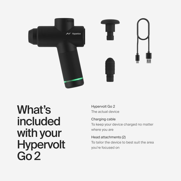 Масажер Hyperice Hypervolt Go 2 (55205 001-01) 55205 001-00 фото