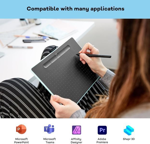 Графический планшет Wacom Intuos M Bluetooth Pistachio (CTL-6100WLE-N) CTL-6100WLE-N фото